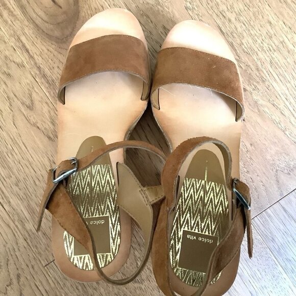 DOLCE VITA PLATFORM CORK SANDALS - Picture 6 of 12